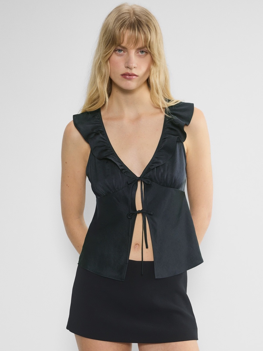 NWT Wilfred Tonka Satin Blouse - Picture 2 of 10